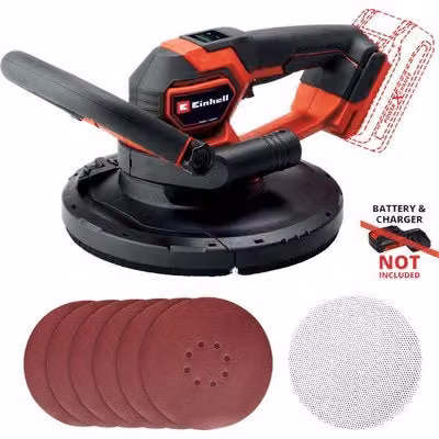 Levigatrice per pareti a batteria Einhell TCDWS225 Power X-Change, 230 Watt, Rosso