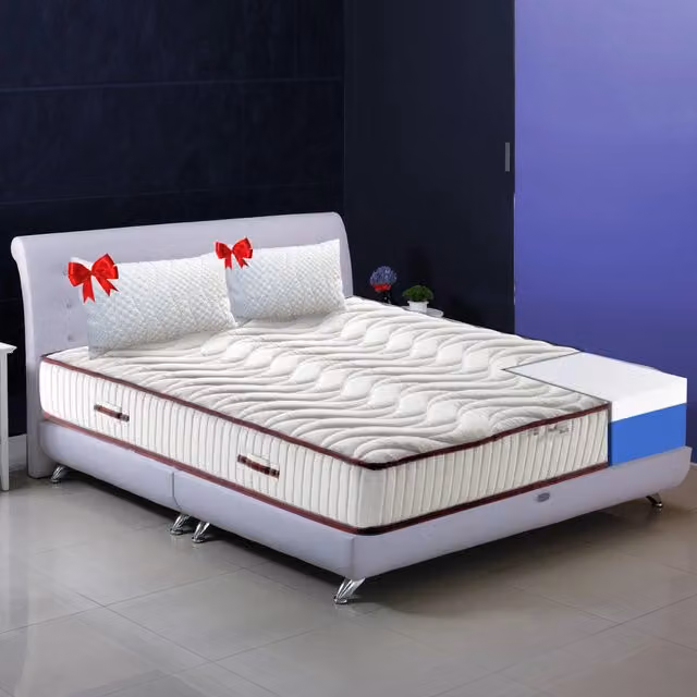 Materasso Memory Nature ITALYMATERASSI Semirigido con Doppio Comfort, Colore Bianco, L/P/H: 120 x 200 x 20 cm
