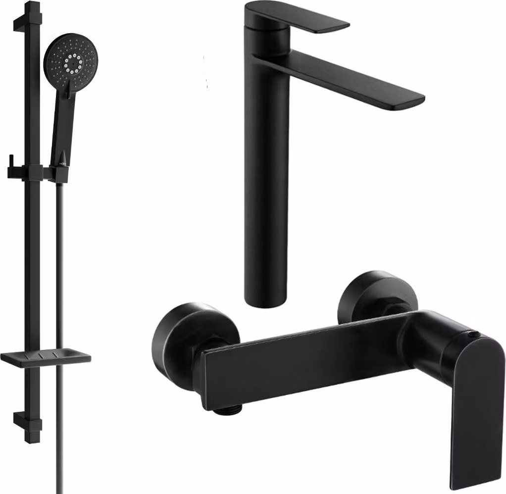 Mexen Zero DQ40 set doccia, nero - 71114DQ40-70
