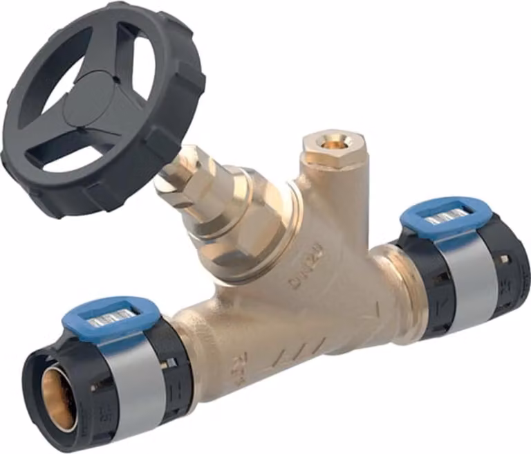 Valvola d'intercettazione a sede angolare FlowFit RG+ d32, ÜA