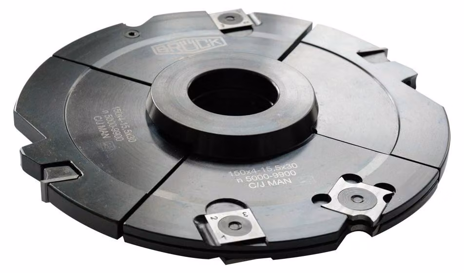 BRÜCK WP-Regolatore di profondità 4 - 15,5 mm 150 x 4 - 15,5 x 30 mm Z6 / V4 (3 pezzi) con anelli intermedi 50/30 mm 4NL 7/TK42 | 1521