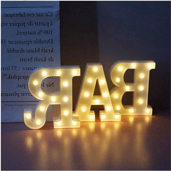 Barra luminosa a LED decorativa a batteria per feste