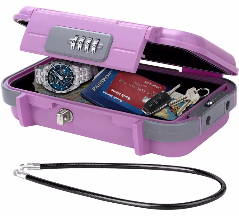 Cassaforte portatile impermeabile con serratura a combinazione