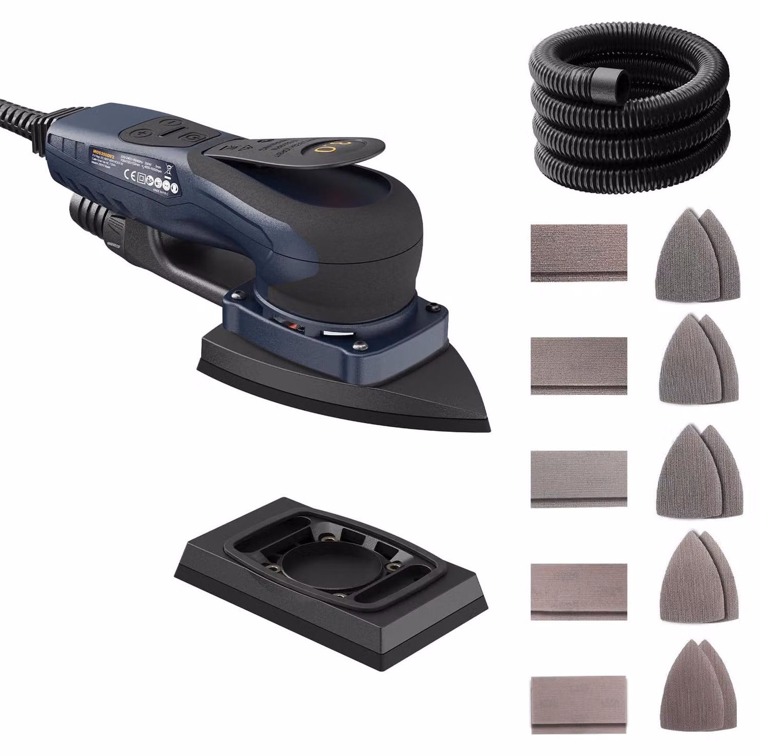 Smerigliatrice angolare, rettangolare, con una potenza di 350 W, ideale per lavori di bricolage e lavorazione del legno