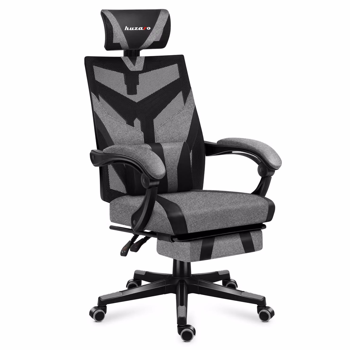 Huzaro Combat 5.0 Sedia da gioco per PC Sedile in rete Nero, Grigio