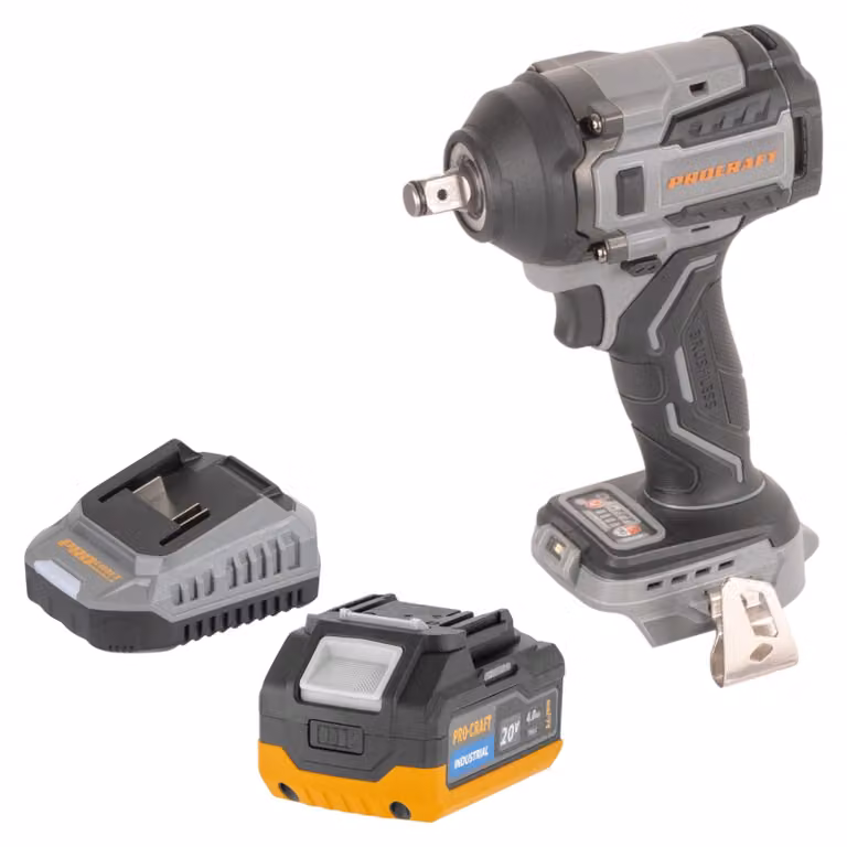 Procraft Industrial IW550Abb Avvitatore a impatto a batteria 20 V 550 Nm 1/2" Solo - senza batteria, senza caricabatteria