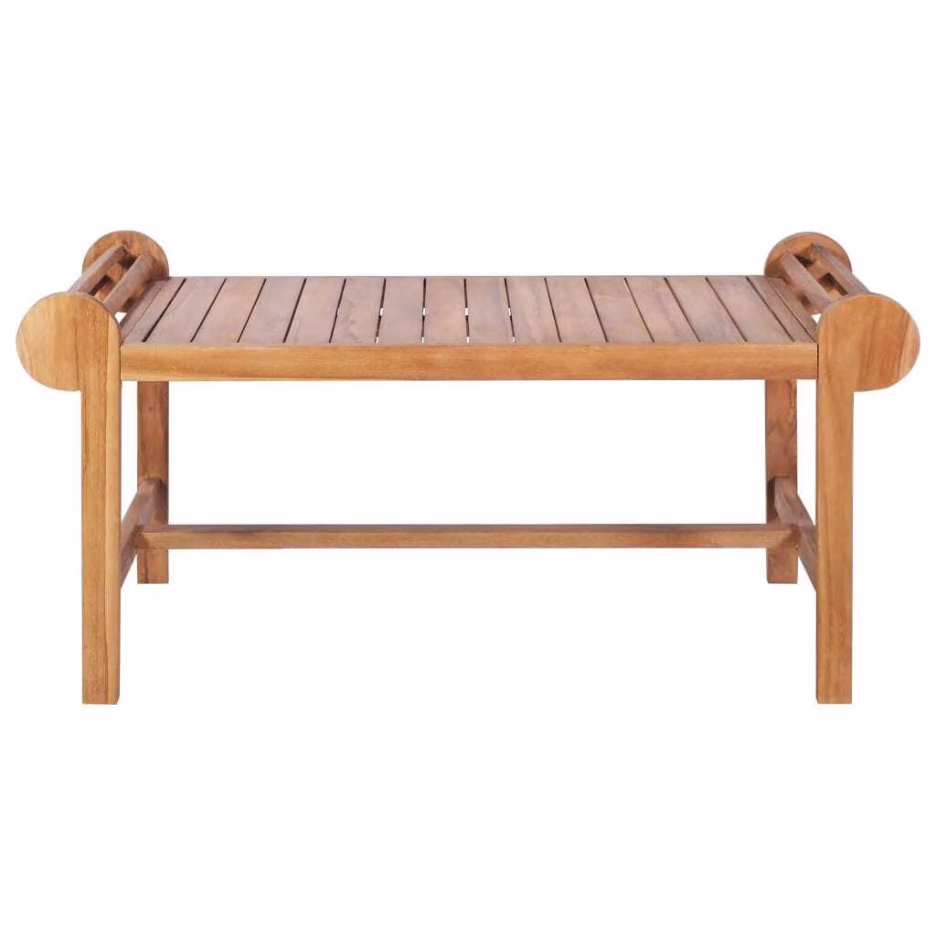 vidaXL Tavolino 100x50x45 cm in legno massiccio teak