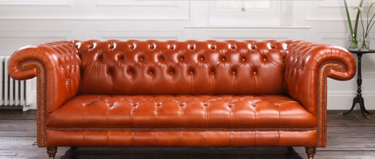 Chesterfield Polster Sofa Couch Designer Garnitur 3 Sitz Couchen Klassisch