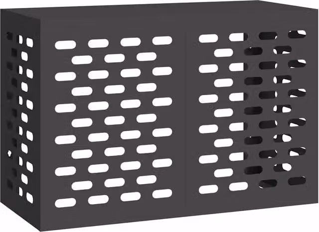 Copertura per condizionatore d'aria Nero 90 x 40 x 60 cm CFW2381593