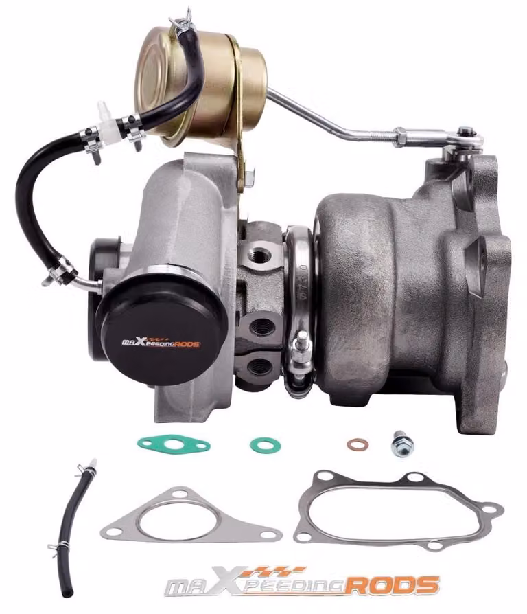 Turbocompressore - Turbina per motore da 2,0 litri - Compressore radiale in alluminio di alta qualità (billet) - Dimensioni: 29x27x23 cm - Peso: 6,8 kg