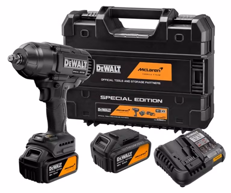 Avvitatore a impatto a batteria DeWalt DCF99MP2T-QW | McLaren | 18 V | 1/2" | Set di 2 batterie da 5 Ah