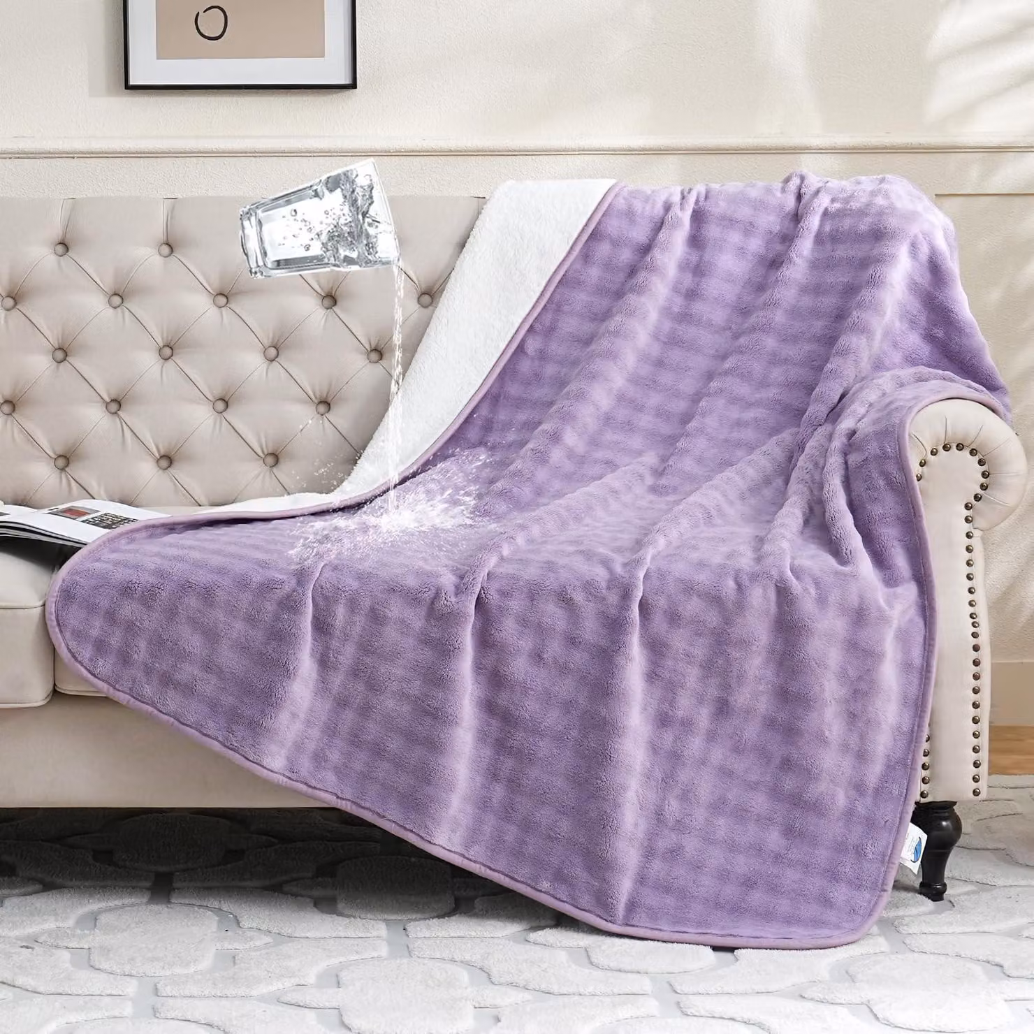Solidchoice - Coperta impermeabile per animali domestici, 152x178 cm (60x70 pollici)