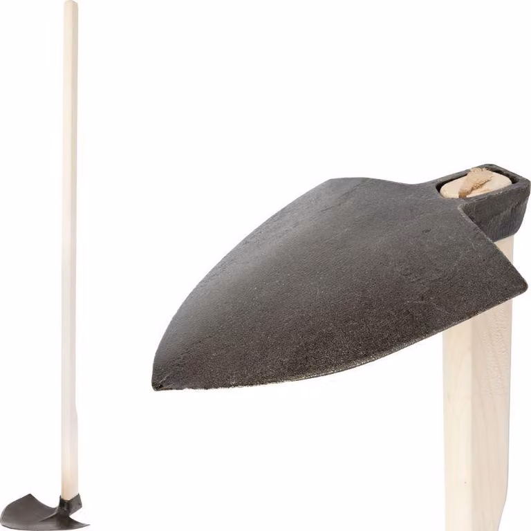 Zappa Gardex a punta, 730 g, forgiata, manico in legno
