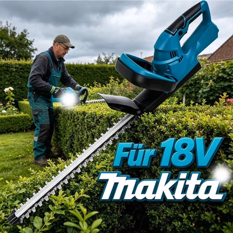 Per tagliaerba elettrico a batteria Makita da 18V, potatore per siepi, 500W, 51 cm