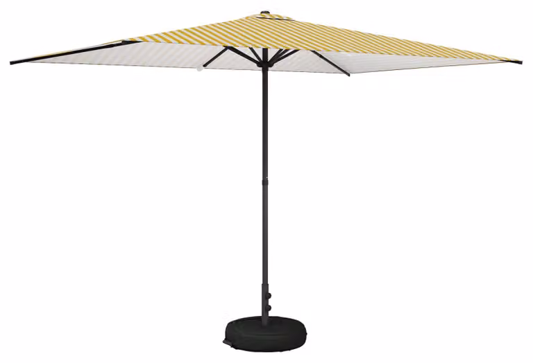 Ombrello da giardino 200 x 300 cm Poliestere Rettangolare