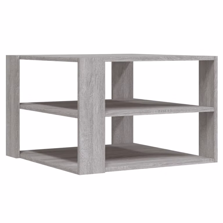Tavolino Salotto Grigio Sonoma 58x58x40cm Legno Multistrato