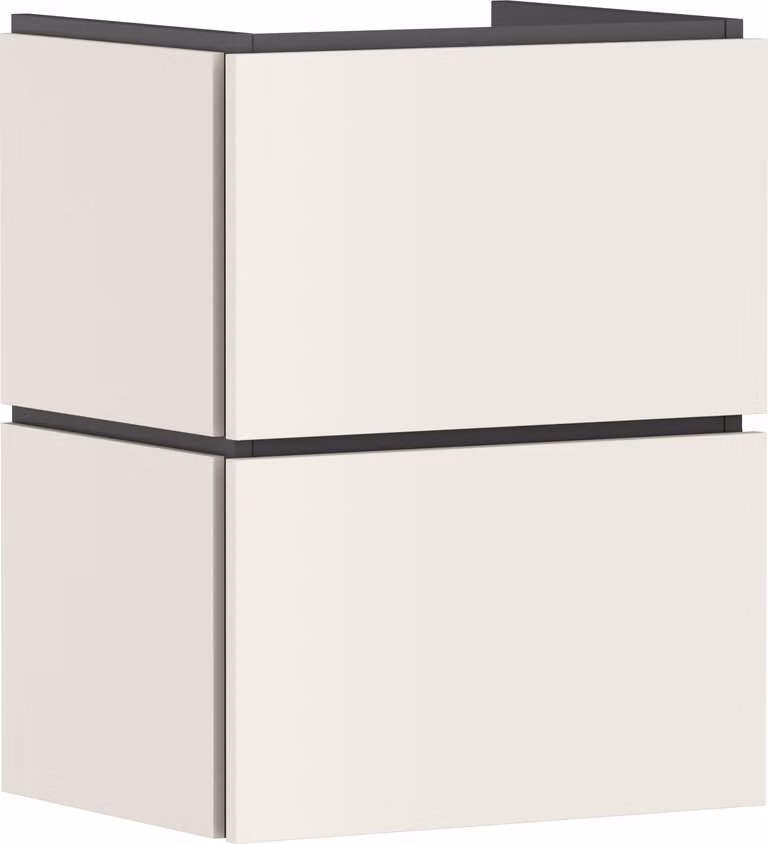 hansgrohe Xilesa E meuble sous-lavabo pour lave-mains, 2 tiroirs, 480x380x620mm, 54248780, 54248780