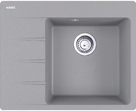 Franke Centro - Lavello in Fragranite CNG 611-62 TL/7, 620x500 mm, pietra grigia 114.0637.491