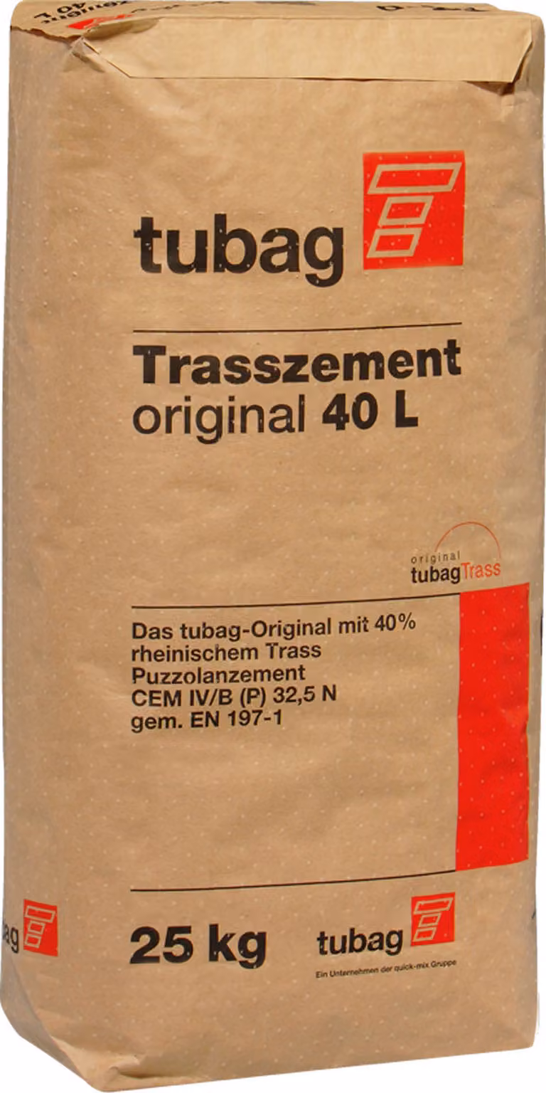 tubag Trasszement TZ-o original 40 Liter 25kg