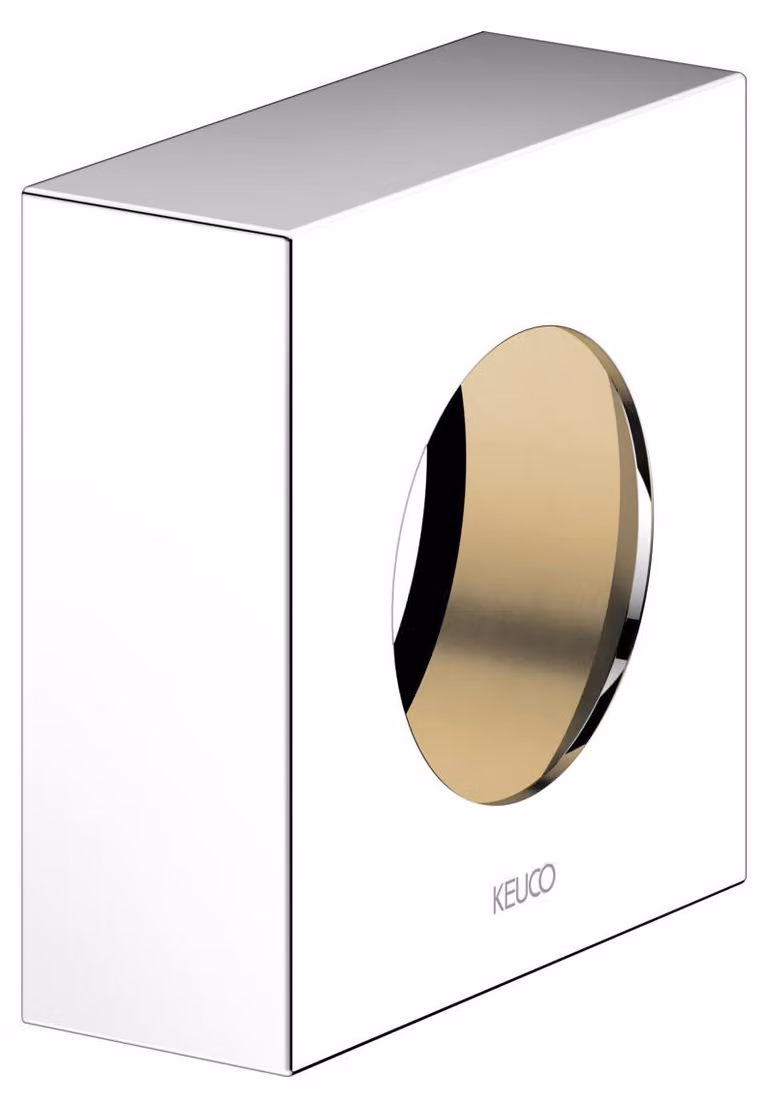 KEUCO rosace de prolongation pour vannes encastrées, forme de rosace carrée, 59551010282, 59551010282