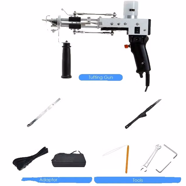 Telaio elettrico per tappeti, pistola per tufting, macchina da ricamo portatile, spina UE