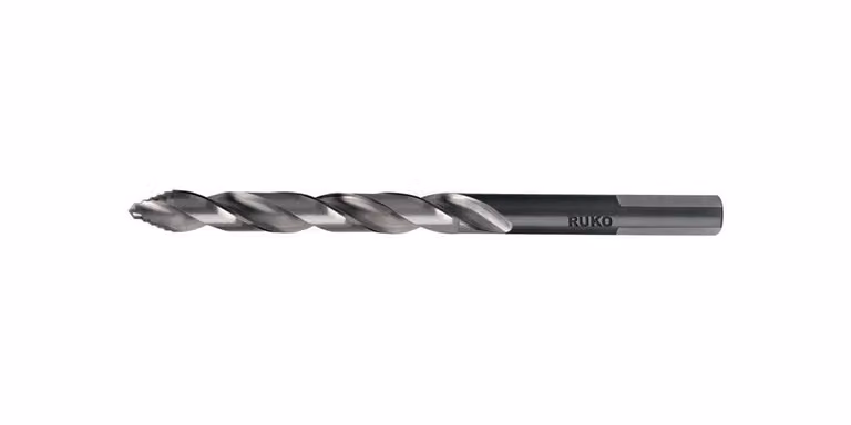 RUKO 10x punta elicoidale FLOWSTEP punto DIN 338 HSS gambo triplo Ø 4,2 mm - 259042