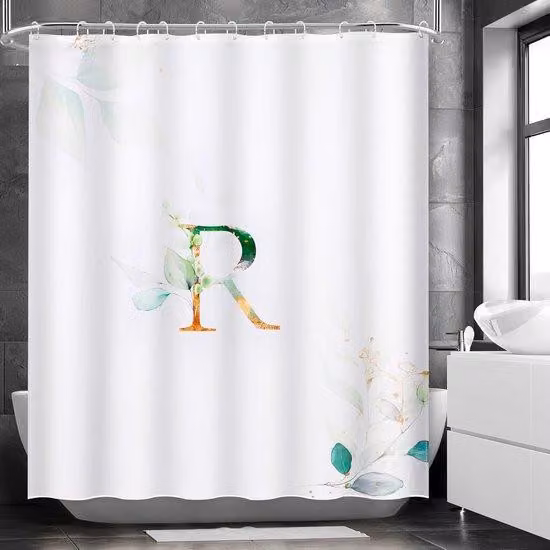 Schermo per doccia idrorepellente e antimuffa - 180 x 200 cm - poliestere