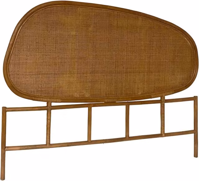 Testiera in rattan scuro
