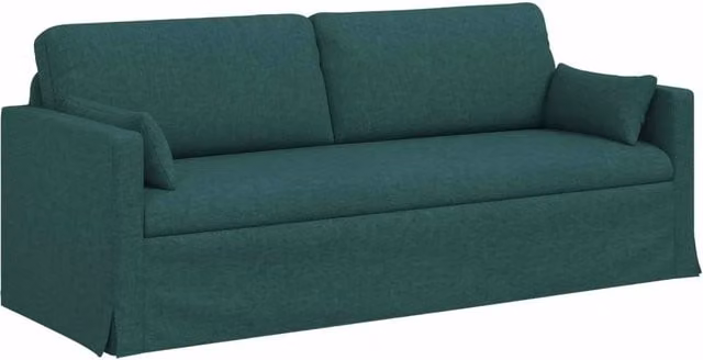 Divano | Divano da soggiorno | Sofa Verde Scuro 198 x 78 x 80 cm Tessuto