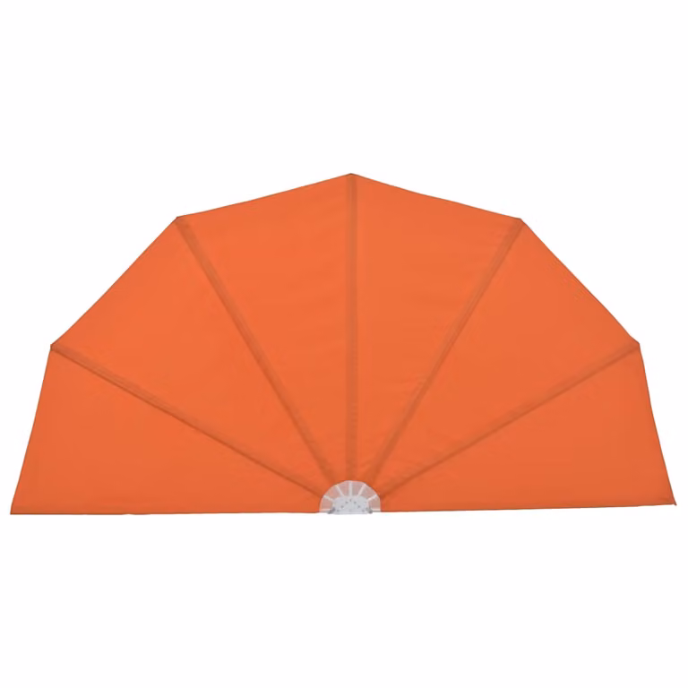 Mensola laterale pieghevole in terracotta rossa 160 cm