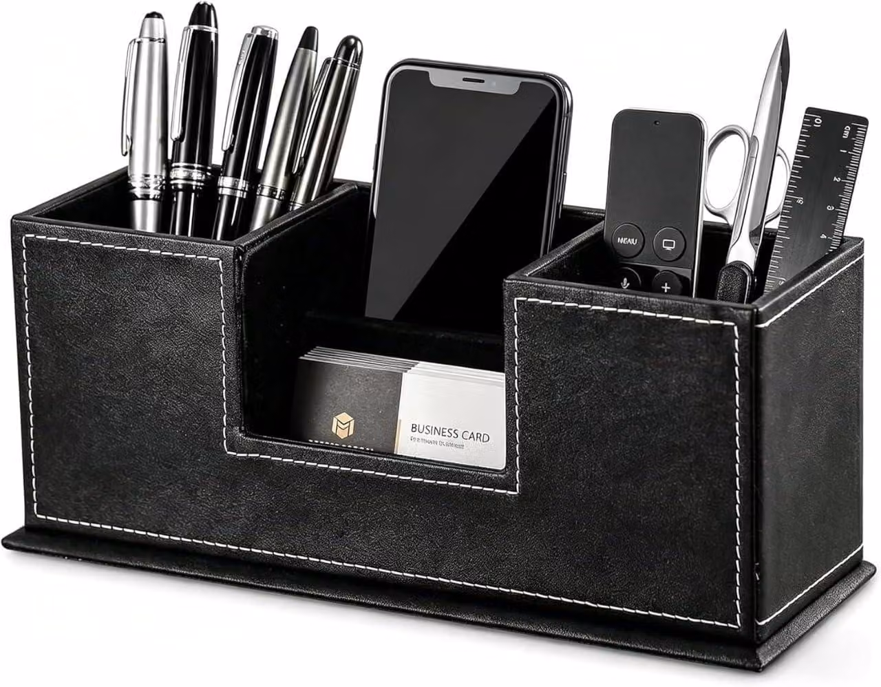 Contenitore di stoccaggio nero, rettangolare, 30x20x15 cm, per l'organizzazione