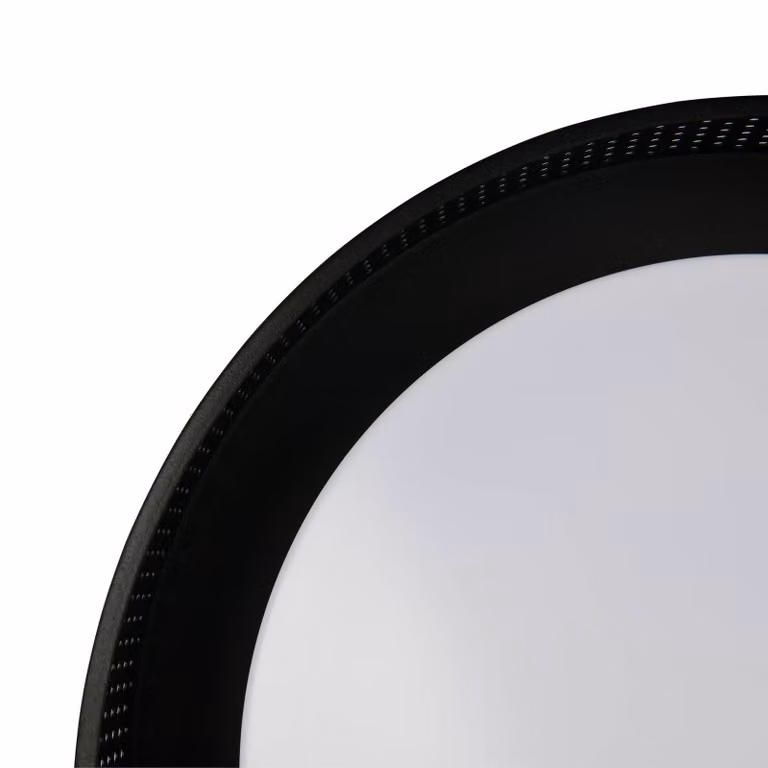 Trio Lighting Plafoniera soffitto Filippo, dimmerabile, Nero, Bagno, Metallo, Moderno, Plafoniera