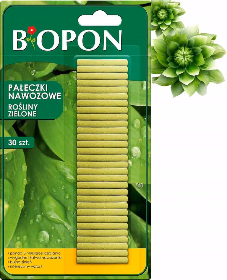 BOPON - Bastoncini fertilizzanti per piante verdi 30 pz