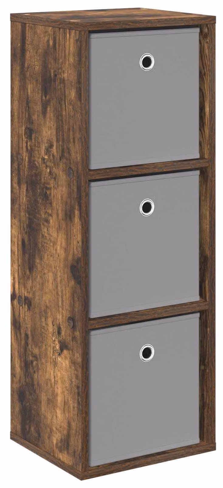 Credenza con cassetto Rovere fumé 30,5 x 27 x 84,5 cm