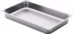 Teglia rettangolare Pinti Inox 18/10 Gastronorm 1/1 Argento L: 32,5 cm, P: 26,5 cm