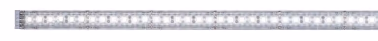 Paulmann Function MaxLED 1000 Stripe, striscia LED da 50 cm, luce bianca diurna, 6W, 24V, colore argento