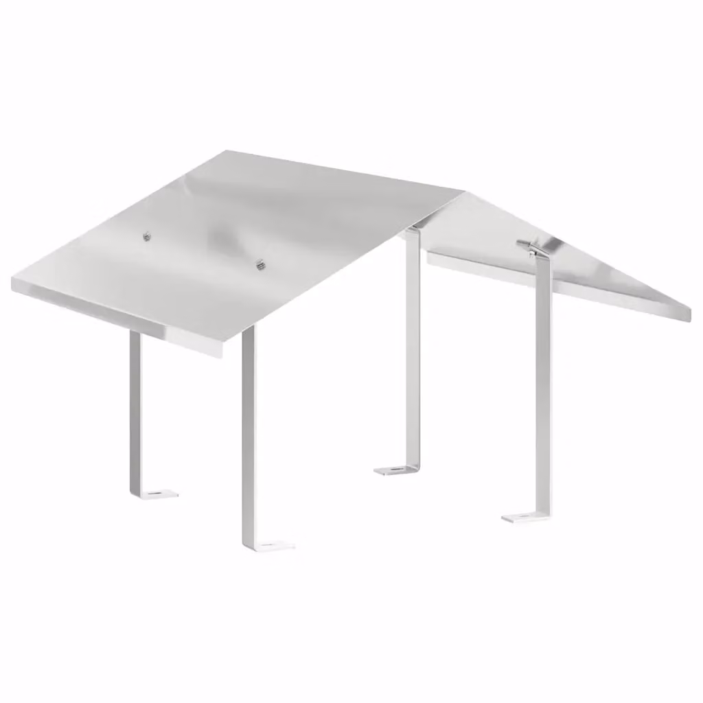 Cappa per camino vidaXL in acciaio inossidabile color argento L/P/H: 60 x 60 x 38 cm – 2