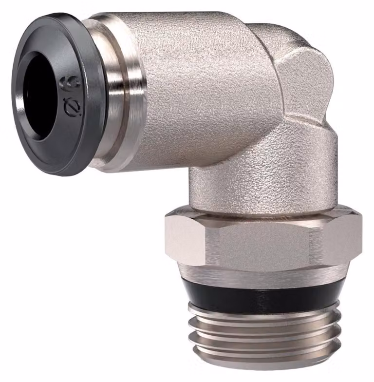 Raccordo a gomito universale corto Filetto maschio 1/2 ″ SW 21 mm rotante conico 10 mm