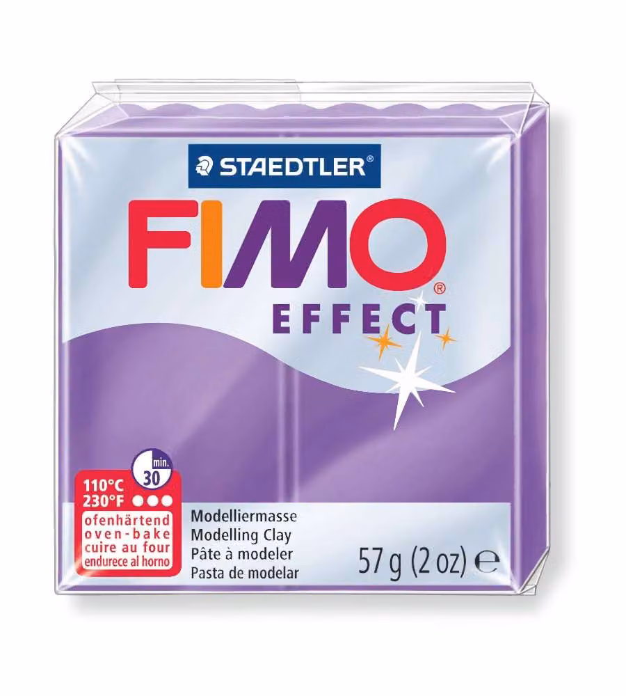Pasta fimo soft effect 56 g rosa traslucido