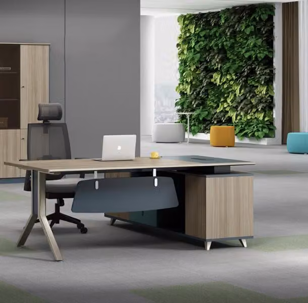 Eckschreibtisch Büro Tisch Schreibtisch Möbel Einrichtung Chef Schreibtische