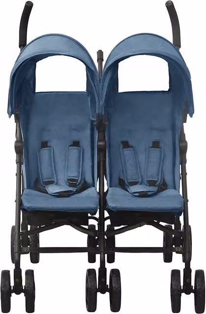 Passeggino Gemellare Blu Marino in Acciaio CFW7164053