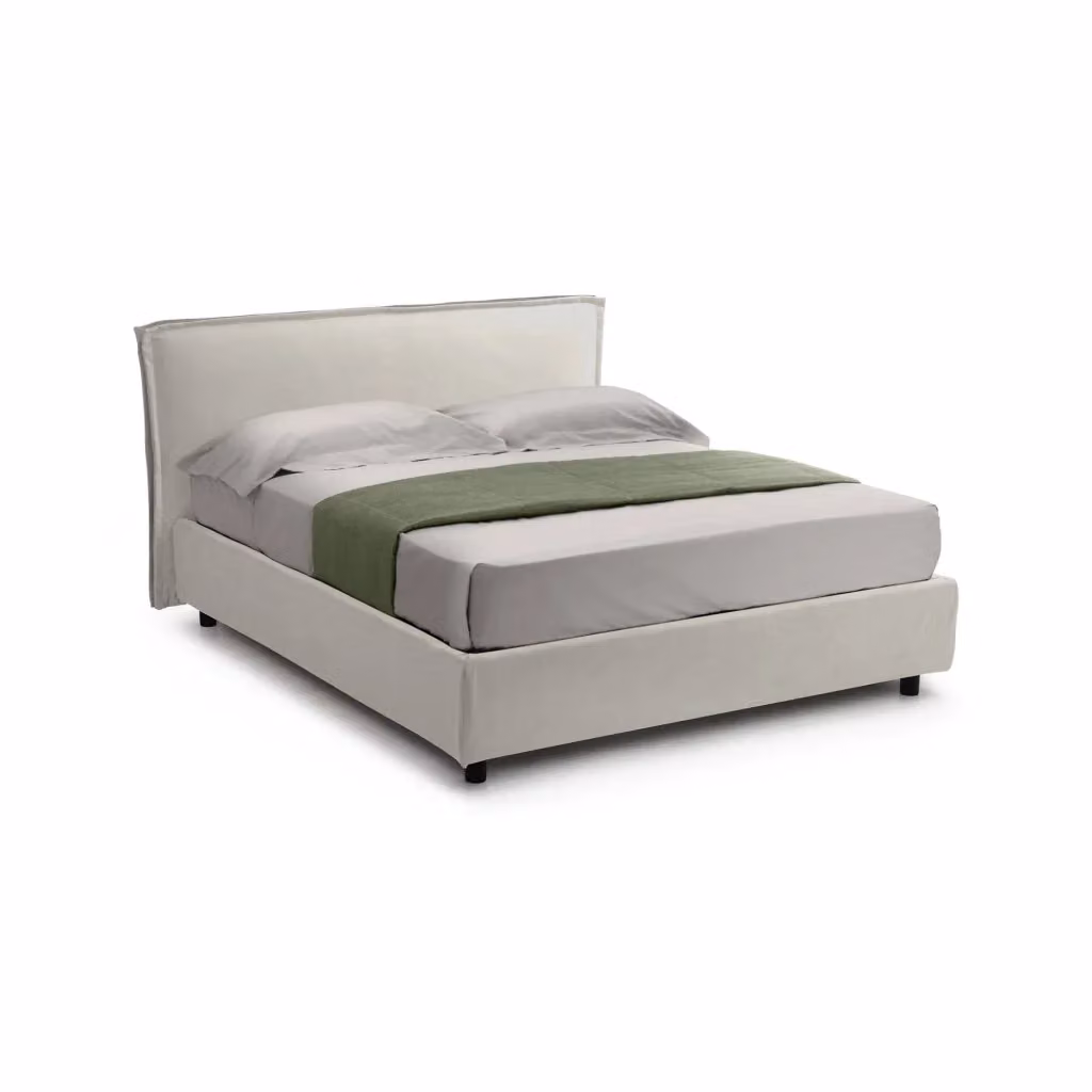 Letto Matrimoniale Bubbio DMORA Beige L 160 x P 200 cm – 2
