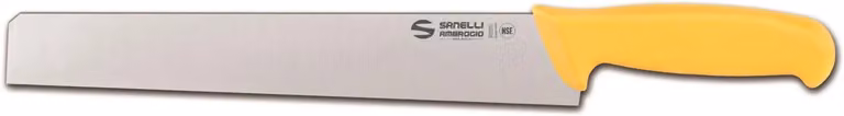 Coltello formaggio punta quadra cm 26 giallo linea Supra di Sanelli Ambrogio