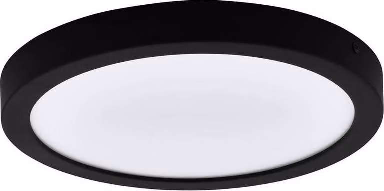Eglo 75637 IDUN 2 LED apparecchio a plafone 15W Ø300mm Nero Bianco Neutro