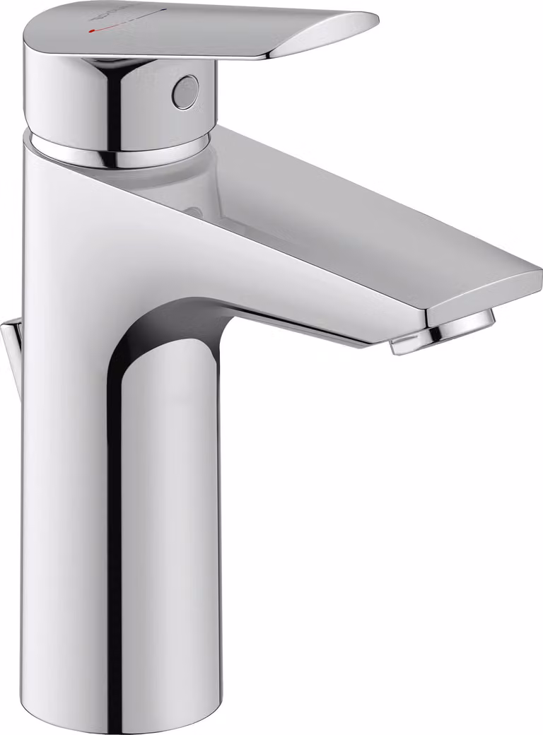 Duravit No.1 M FreshStart Mitigeur de lavabo, avec garniture découlement, saillie 106mm, N11021001010, N11021001010