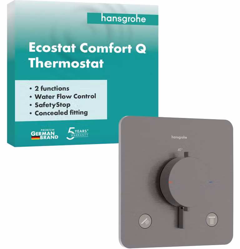 hansgrohe Set finito termostato da incasso Ecostat Comfort Q 2 utenze BBC, 1 pz.