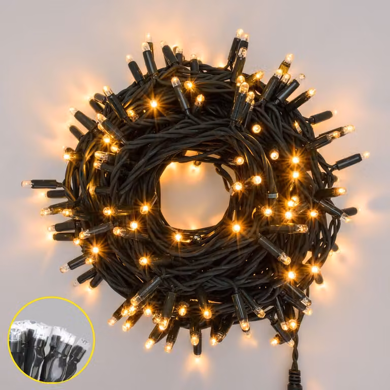 Catena luminosa a LED in Platinium Colore: Bianco scuro, Dimensioni: 25 m