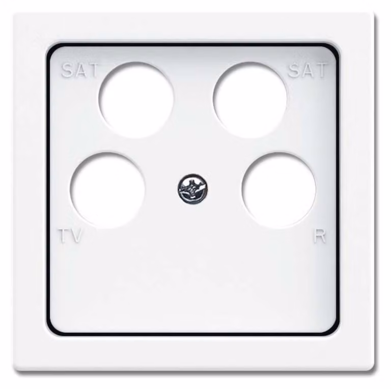 Busch-Jaeger studio disco centrale coperchio bianco 1743/10-04-84