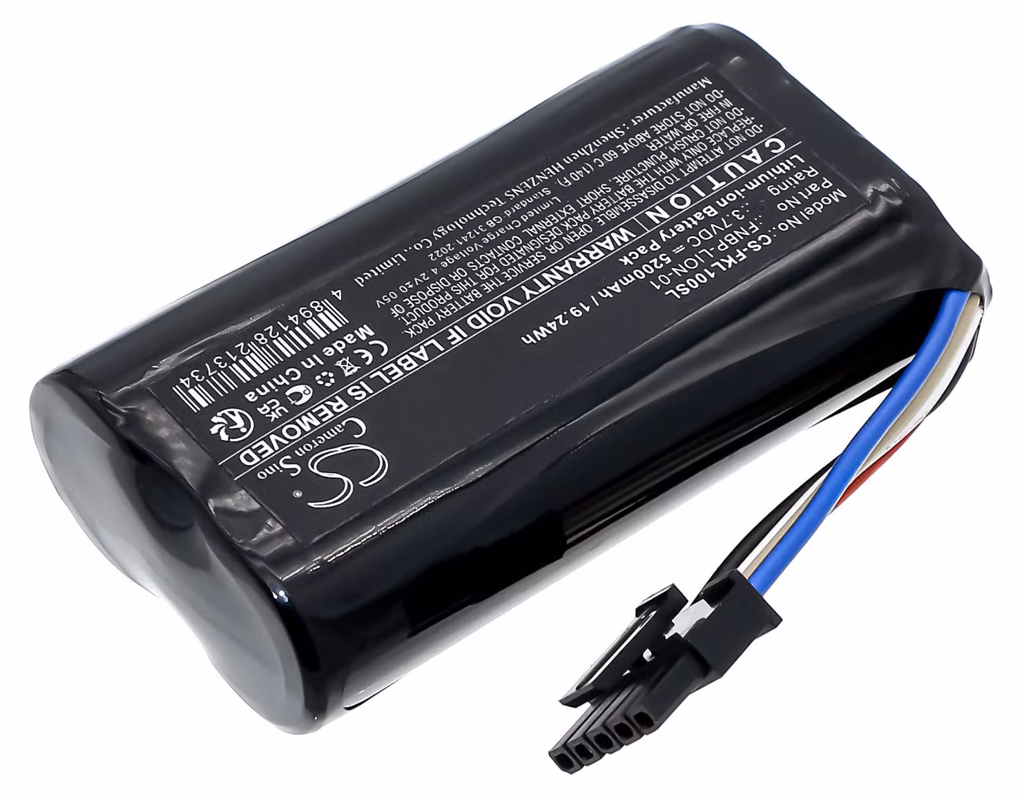 TECHTEK Batteria compatibile con [Fluke] LinkIQ, LIQ-100, LIQ-100-IE, Networks LIQ-100-IE, Networks LIQ-100/FPC3, Networks LIQ100, Networks LIQ100 Li