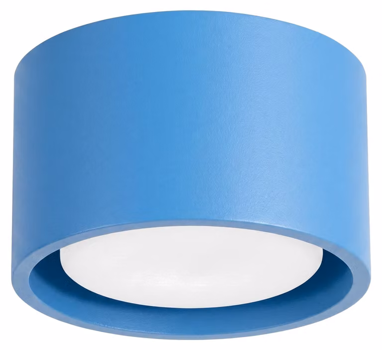 Plafoniera MODO 1 blu Gx53 1xGx53 10W in alluminio 6x10x10 cm Sollux Lighting
